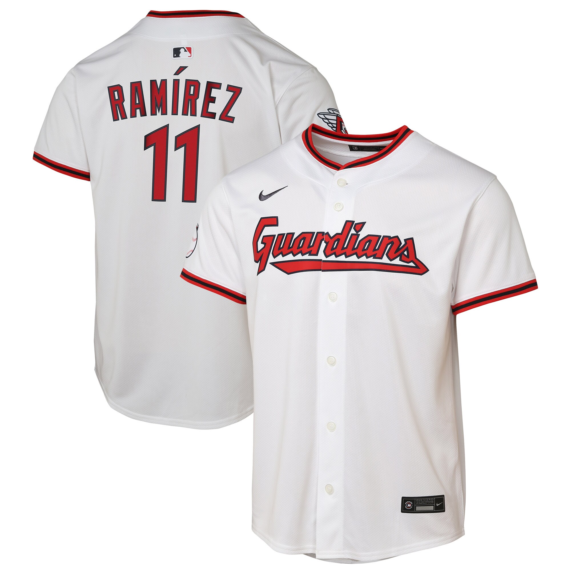 Cleveland Guardians Jose Ramirez White Limited Player MLB Jersey Youth