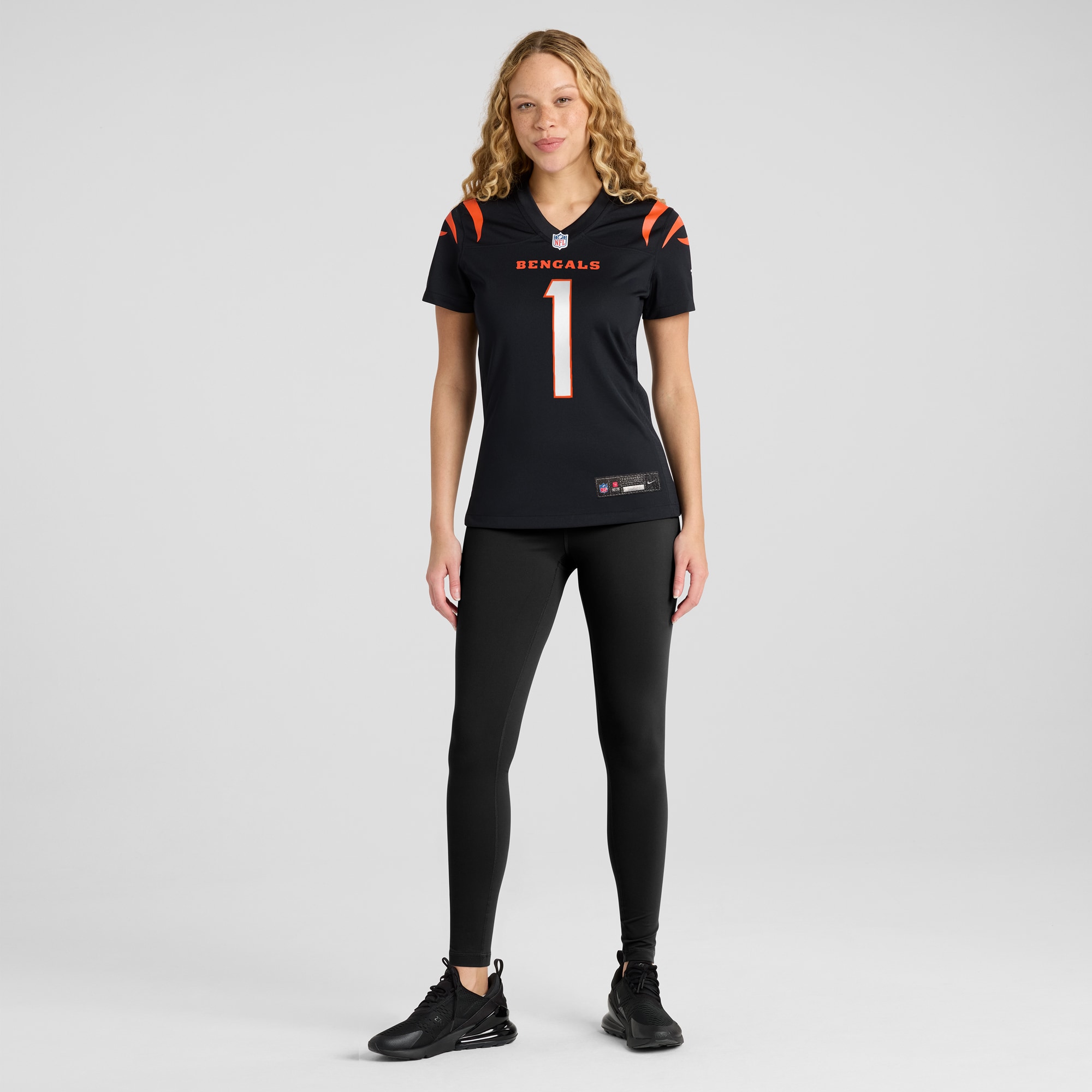 Cincinnati Bengals Ja'Marr Chase Black Game NFL Jersey Women's