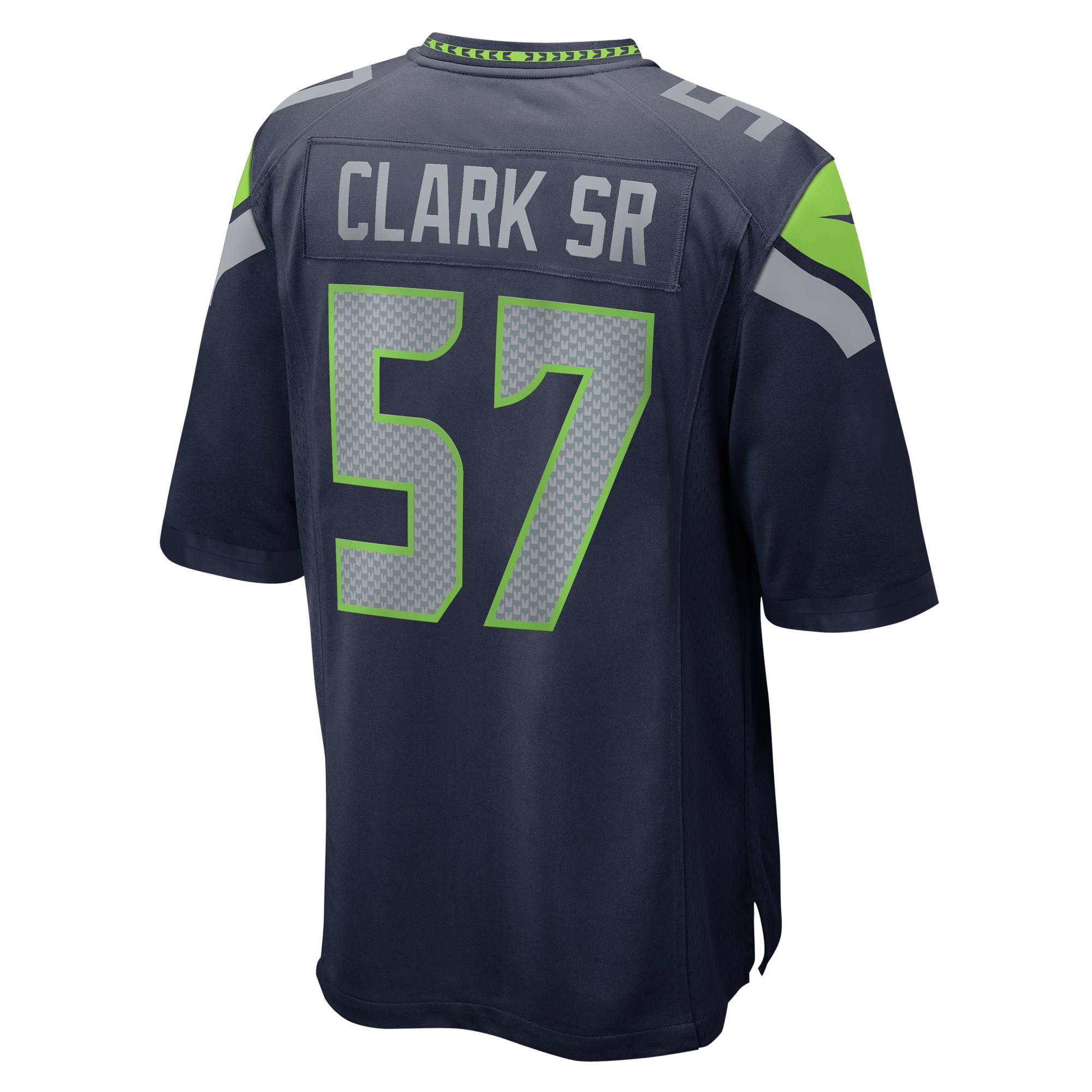 Seattle Seahawks Frank Clark College Navy Game NFL Jersey Men's