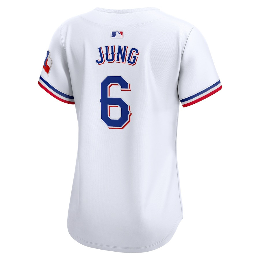 Josh Jung 6 Texas Rangers Home Limited Player White MLB Jersey Women's