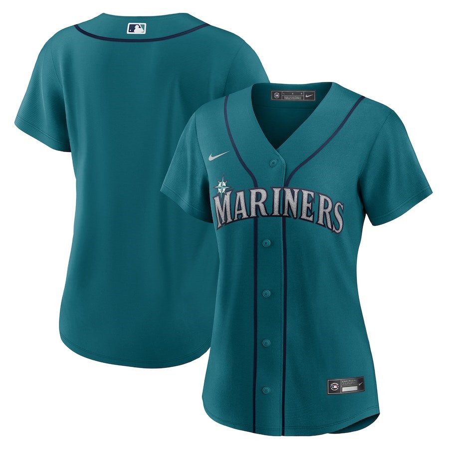 Seattle Mariners Alternate Team Aqua MLB Jersey Women's