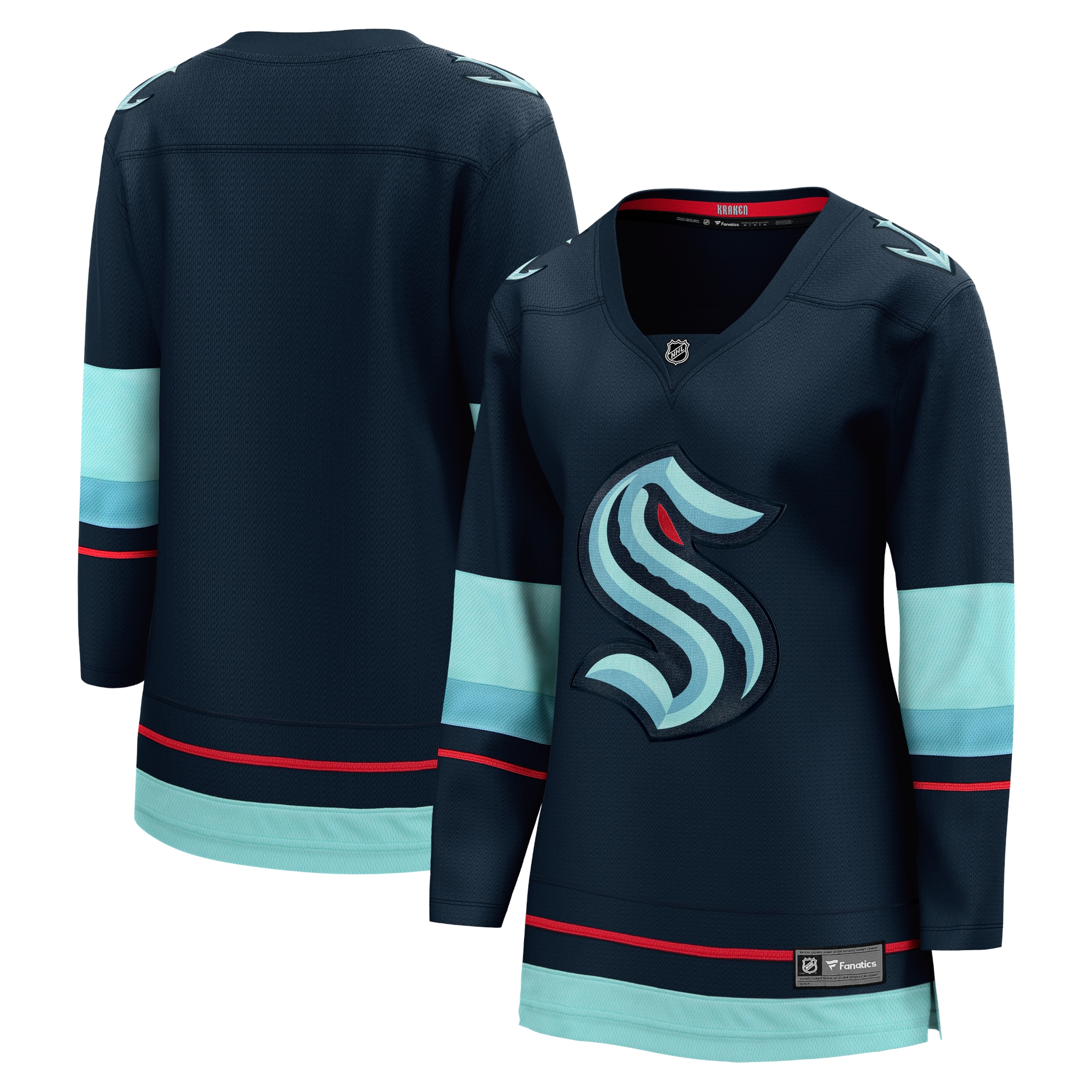 Seattle Kraken Navy Home Breakaway NHL Jersey Women's