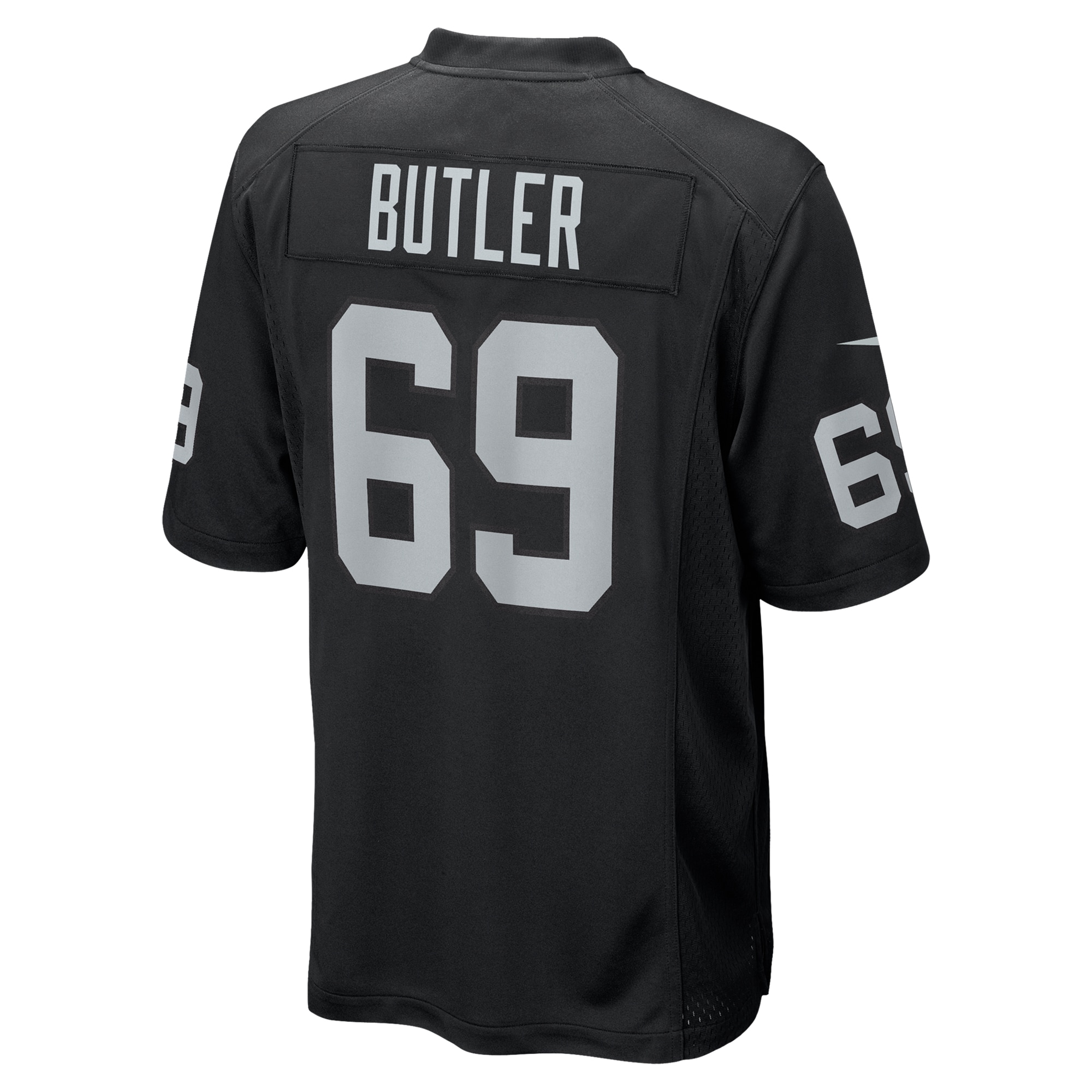 Las Vegas Raiders Adam Butler Black Team Game NFL Jersey Men's