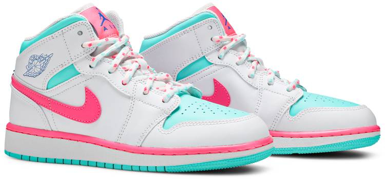 Air Jordan 1 Mid Digital Pink 555112-102