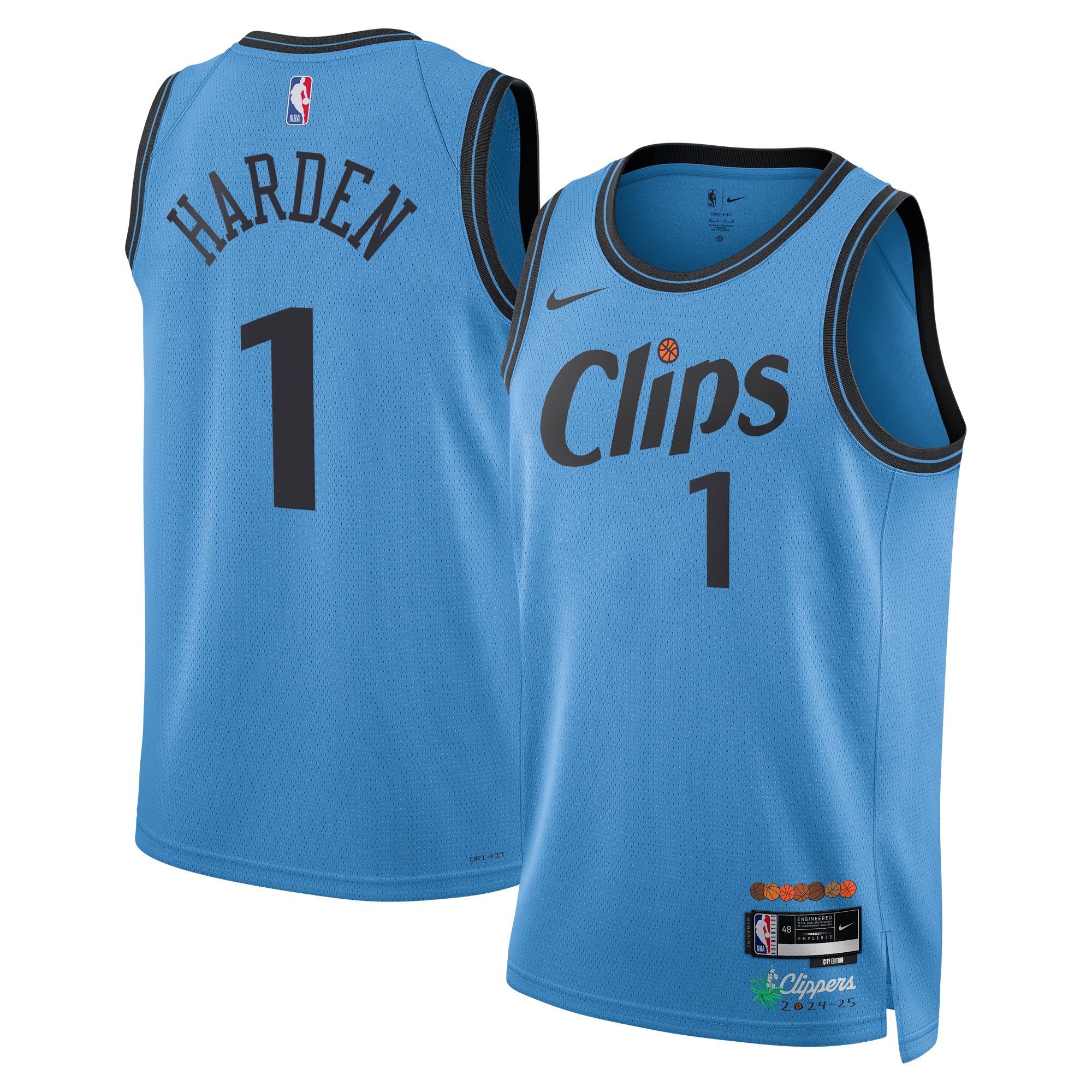 Los Angeles Clippers City Edition Swingman 2024 Blue James Harde Unisex NBA Jersey Unisex