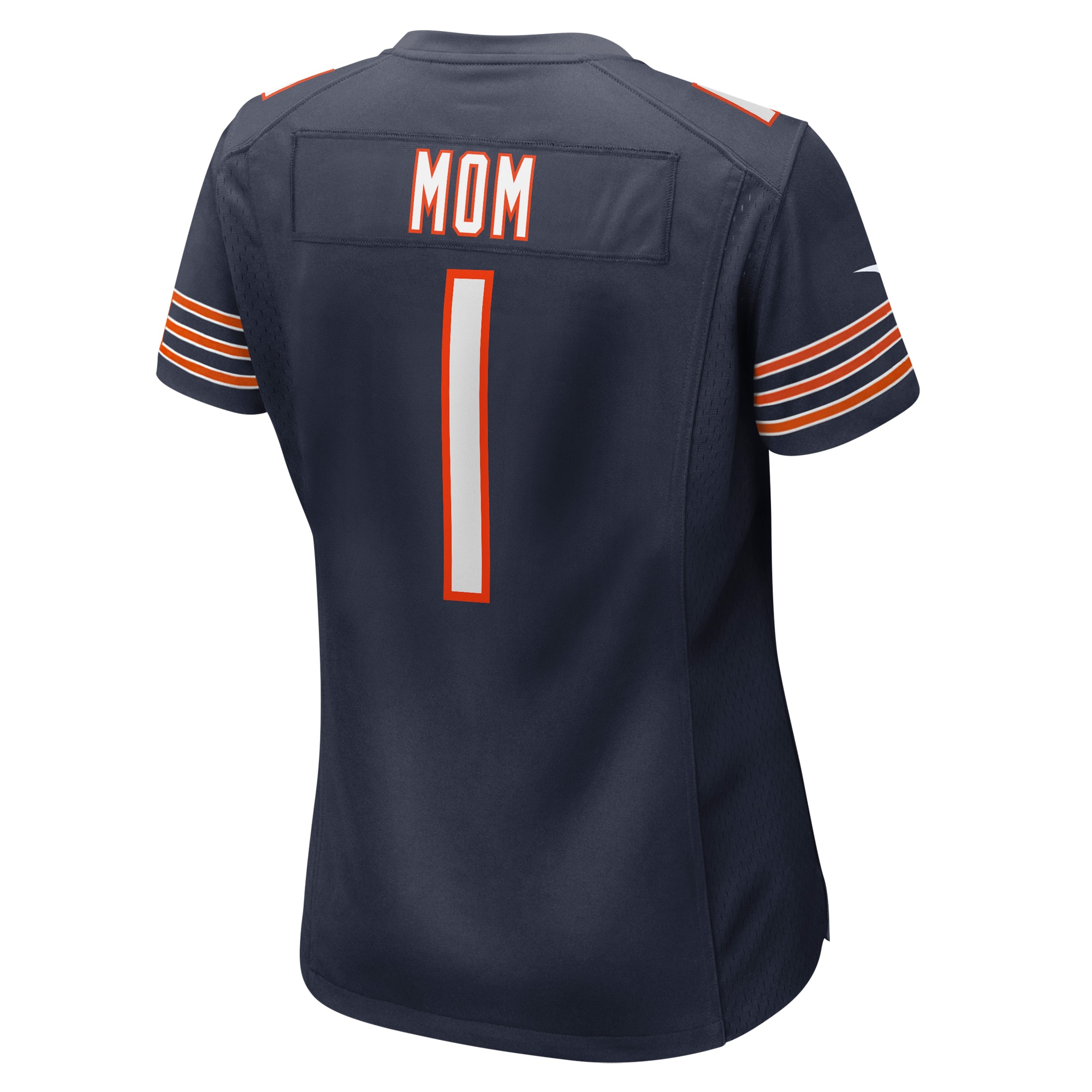 Chicago Bears Number 1 Mom Navy Game NFL Jersey Women's