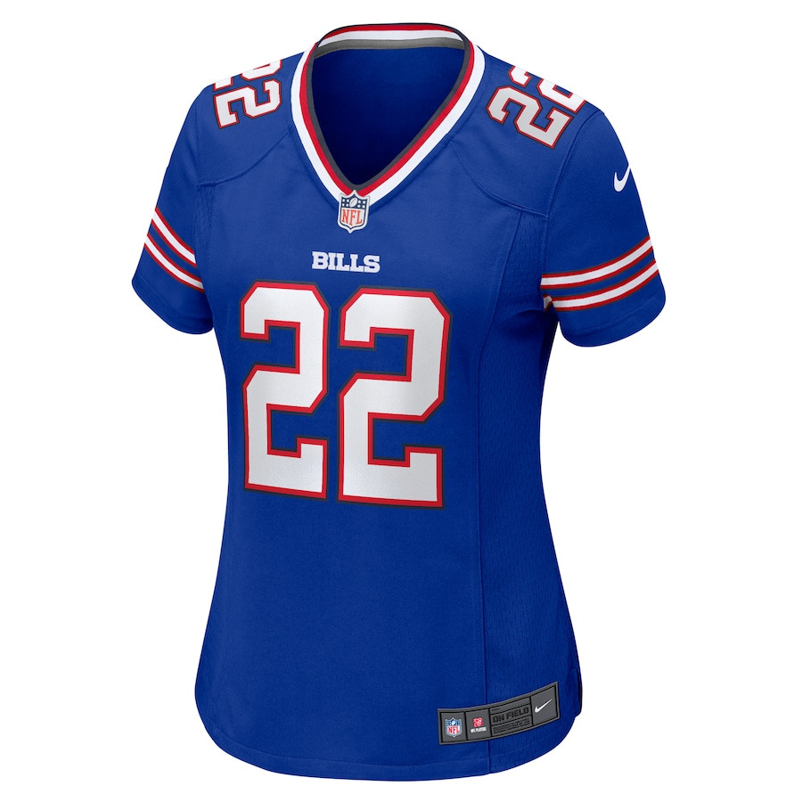 Ray Davis 22 Buffalo Bills Game Royal NFL Jersey Women's
