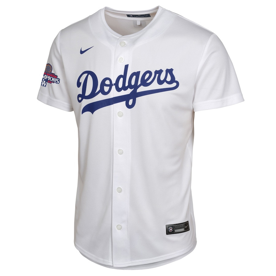 Shohei Ohtani 17 Los Angeles Dodgers 2024 World Series Champions Home Game Player White MLB Jersey Youth