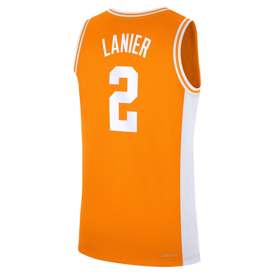 Chaz Lanier 2 Tennessee Volunteers Tennessee Orange NCAA Jersey Men's