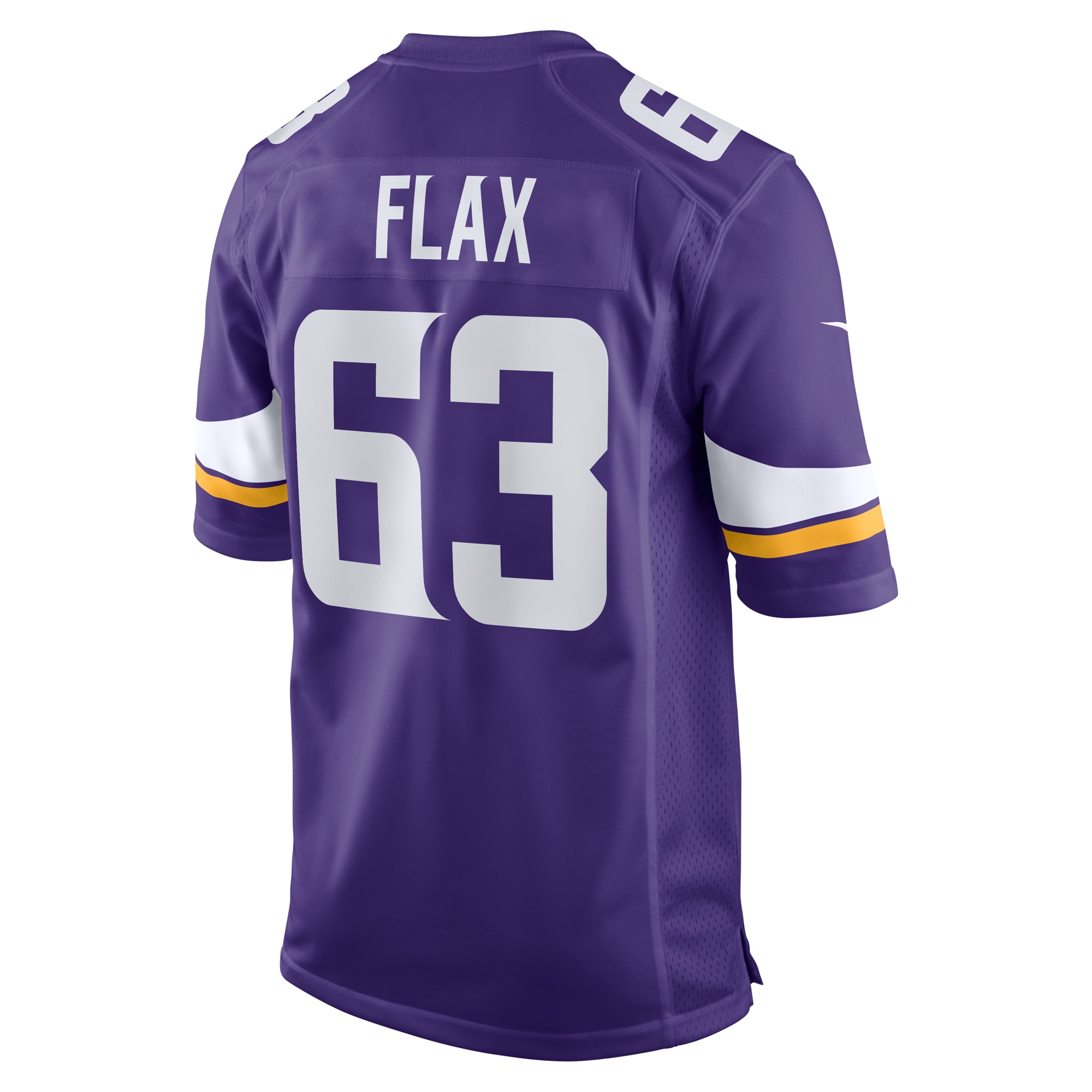 Minnesota Vikings Jeremy Flax Purple Game NFL Jersey Men's