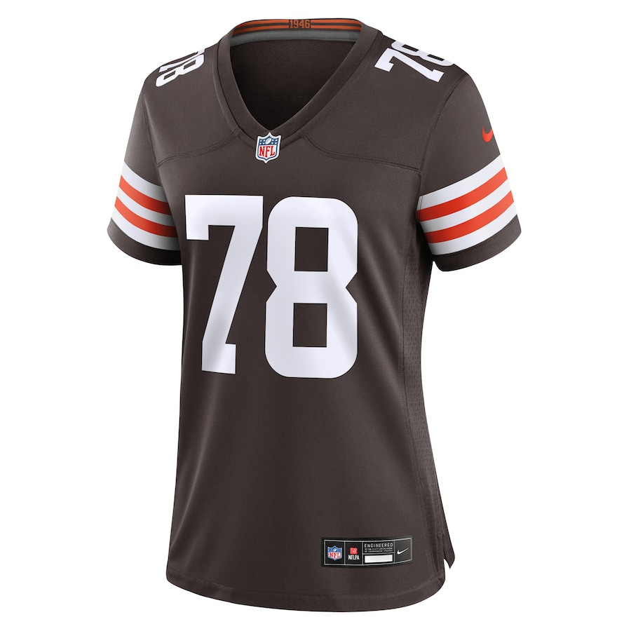 Jack Conklin 78 Cleveland Browns Game Brown NFL Jersey Women's