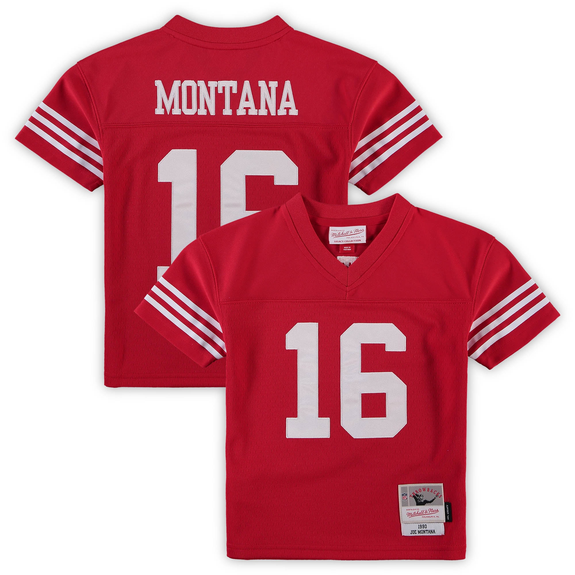 Joe Montana San Francisco 49ers Mitchell & Ness Preschool 1990 Retired Player Legacy Jersey - Scarlet