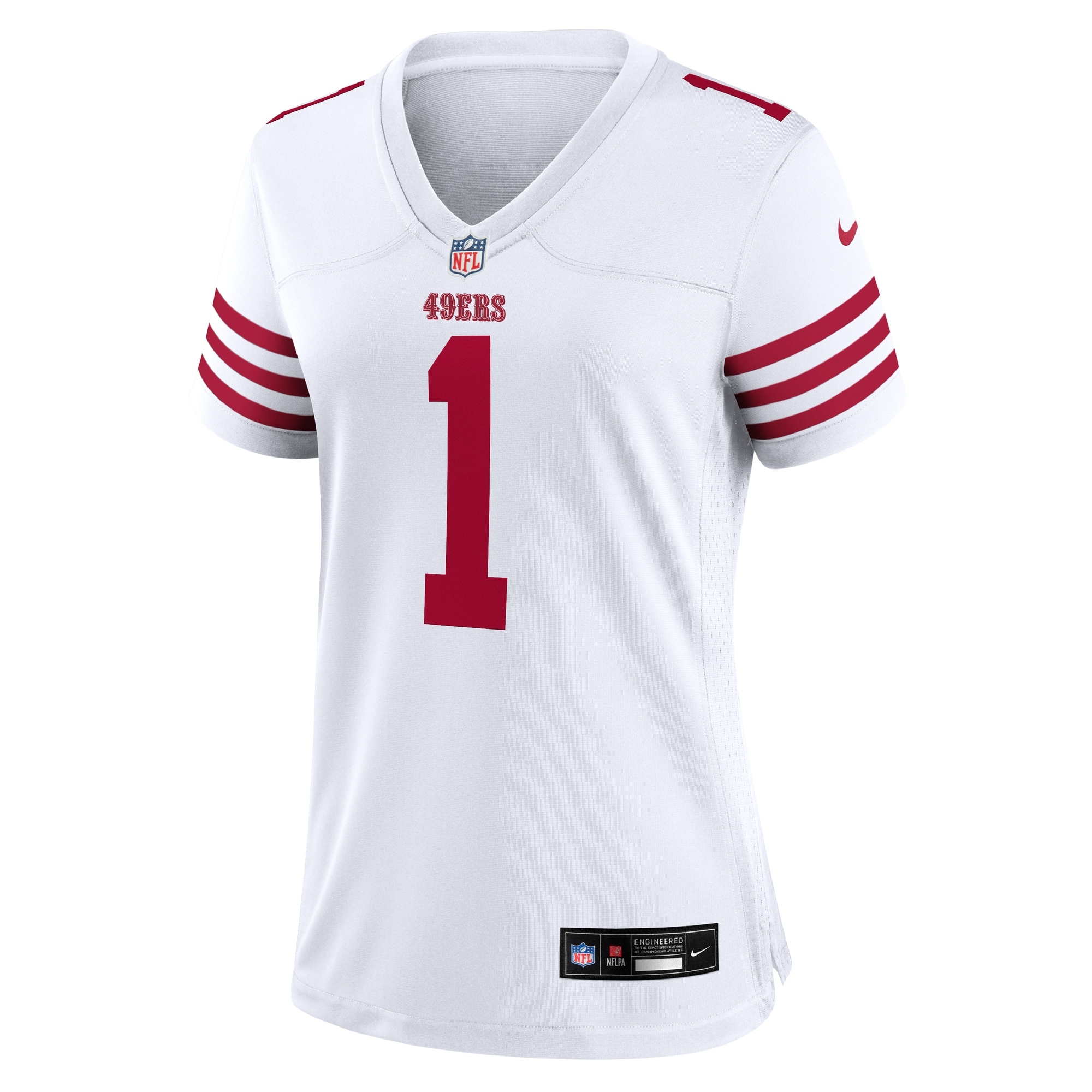 San Francisco 49ers Deebo Samuel Sr White Game NFL Jersey Women's
