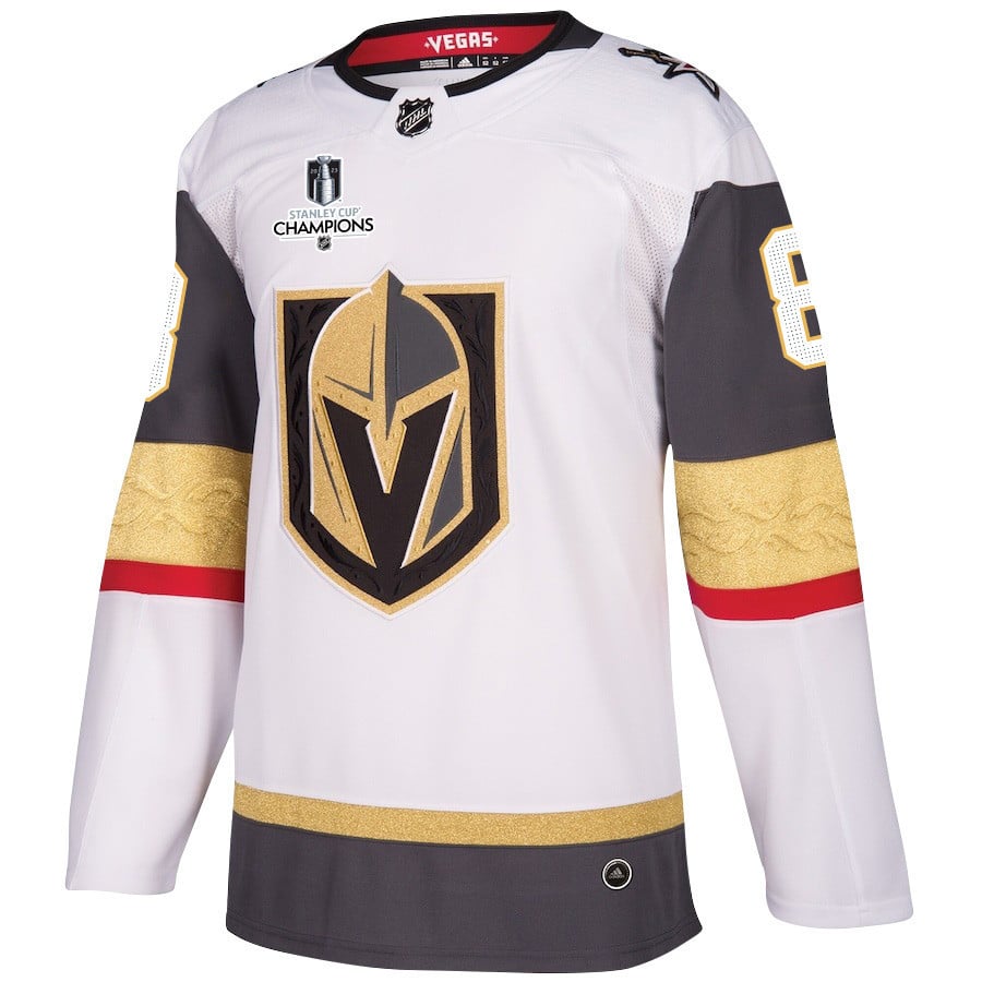 Phil Kessel 8 Vegas Golden Knights Stanley Cup 2023 Champions Patch Away Breakaway White NHL Jersey Men's