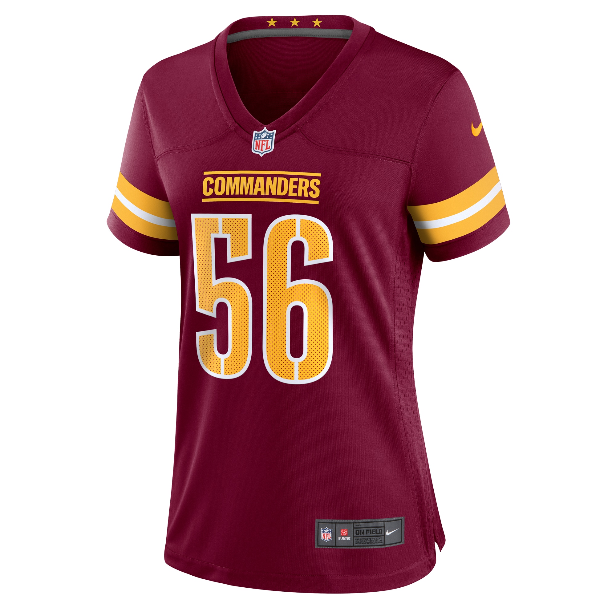 Washington Commanders Jalen Harris Burgundy Game NFL Jersey Women's
