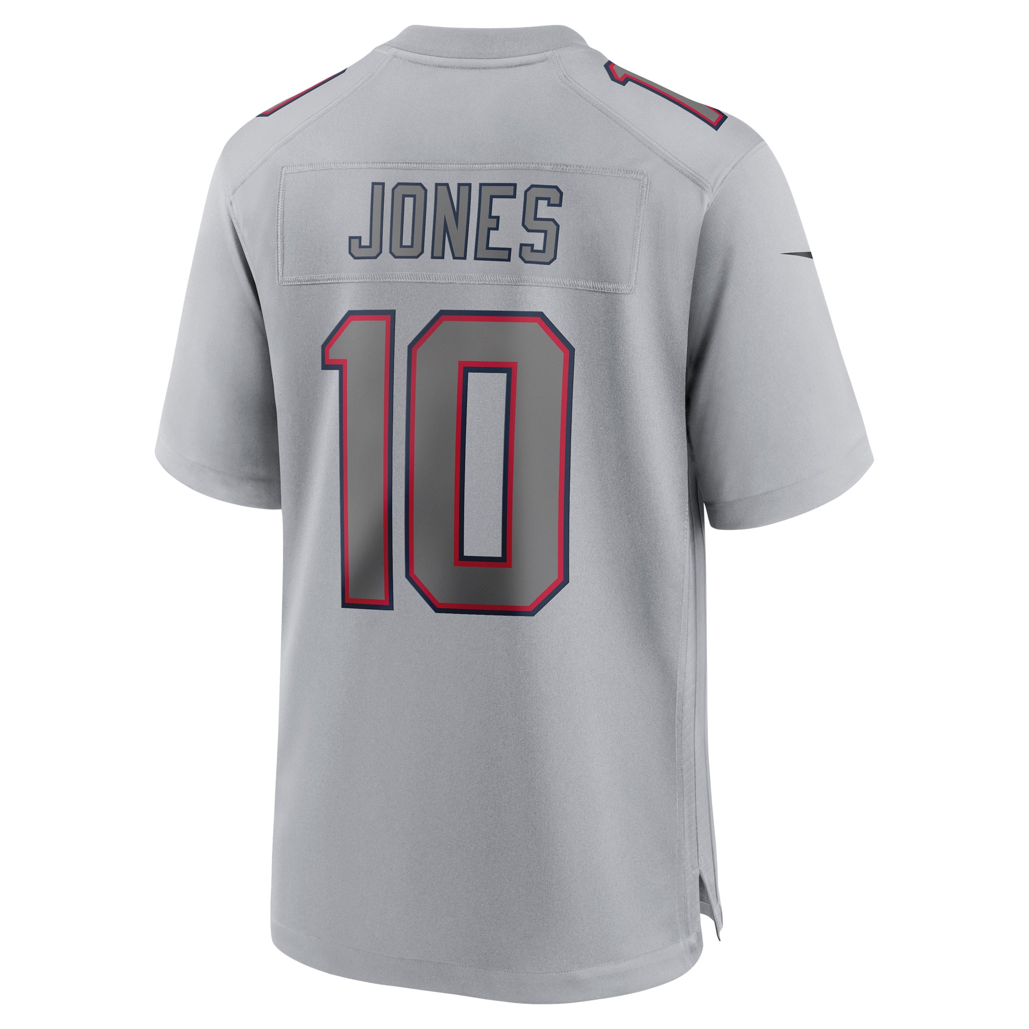 New England Patriots Mac Jones Gray Atmosphere Fashion Game NFL Jersey Men's