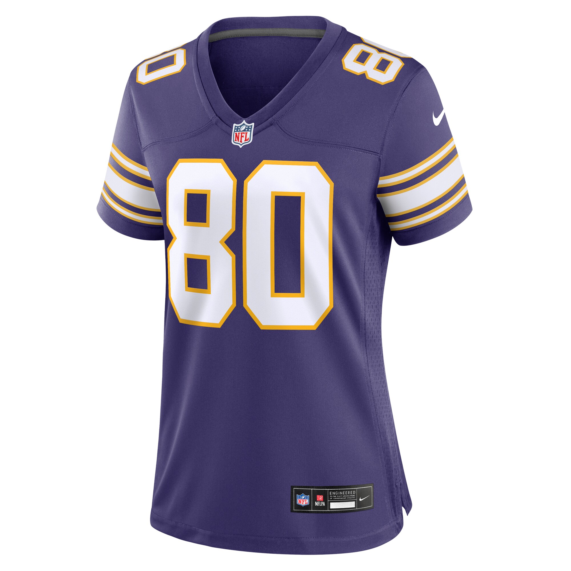 Minnesota Vikings Cris Carter Purple Classic Retired Player Game NFL Jersey Women's