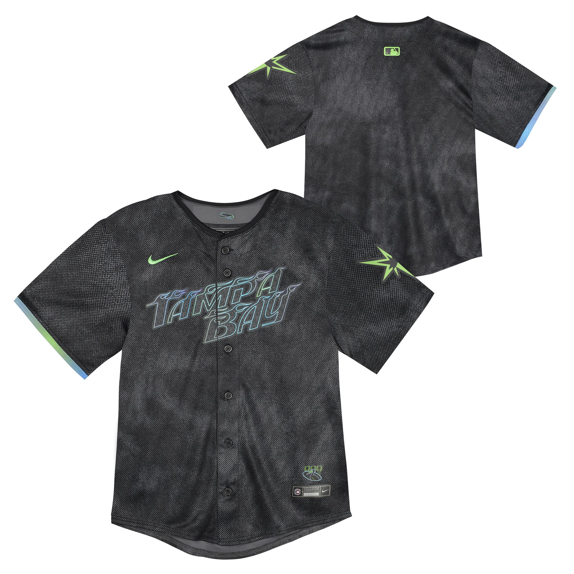 Infant Tampa Bay Rays Black 2024 City Connect Limited MLB Jersey Men's