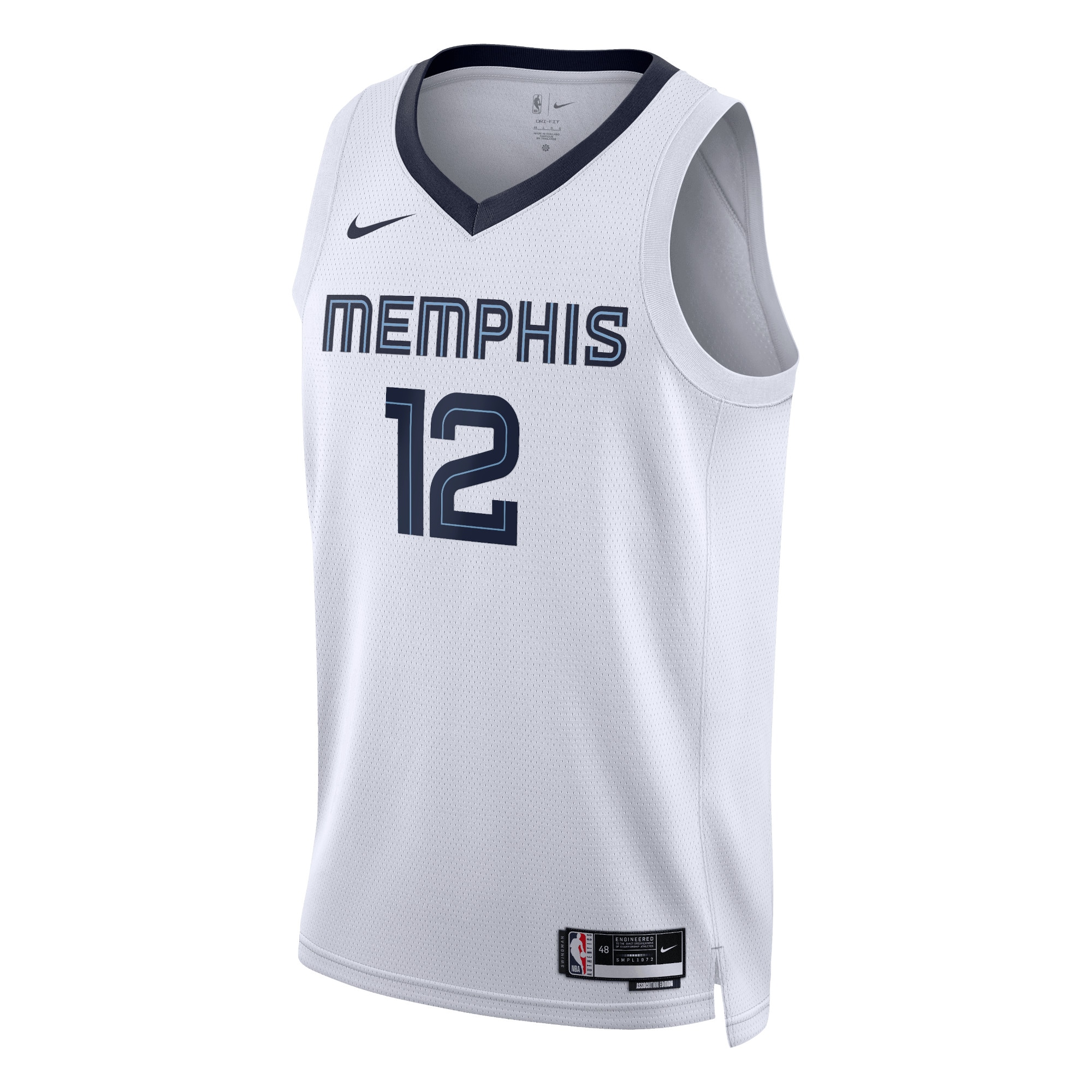 Memphis Grizzlies Association Edition Swingman White Ja Moran Unisex NBA Jersey Unisex