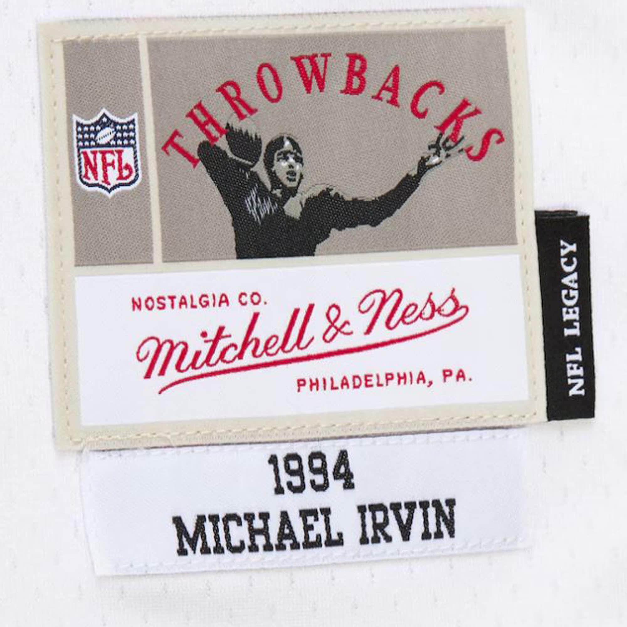 Dallas Cowboys Michael Irvin Mitchell Ness White 1994 Alternate Legacy NFL Jersey Men's