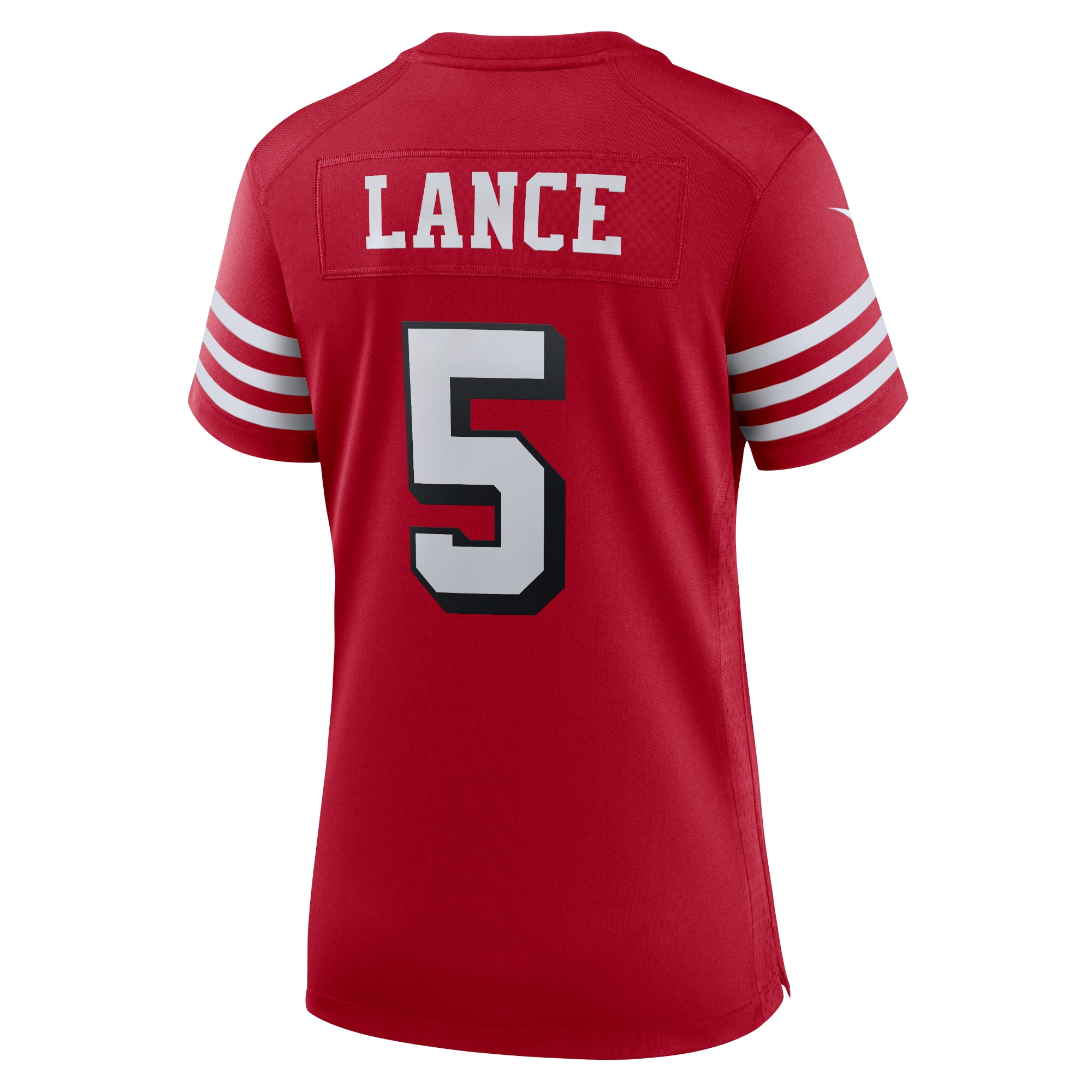 San Francisco 49ers Trey Lance Scarlet Alternate Game NFL Jersey Women's