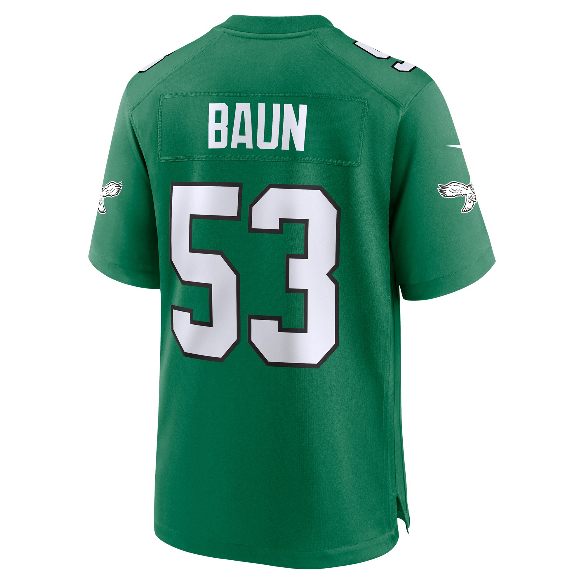 Philadelphia Eagles Zack Baun Kelly Green Alternate Game NFL Jersey Men's