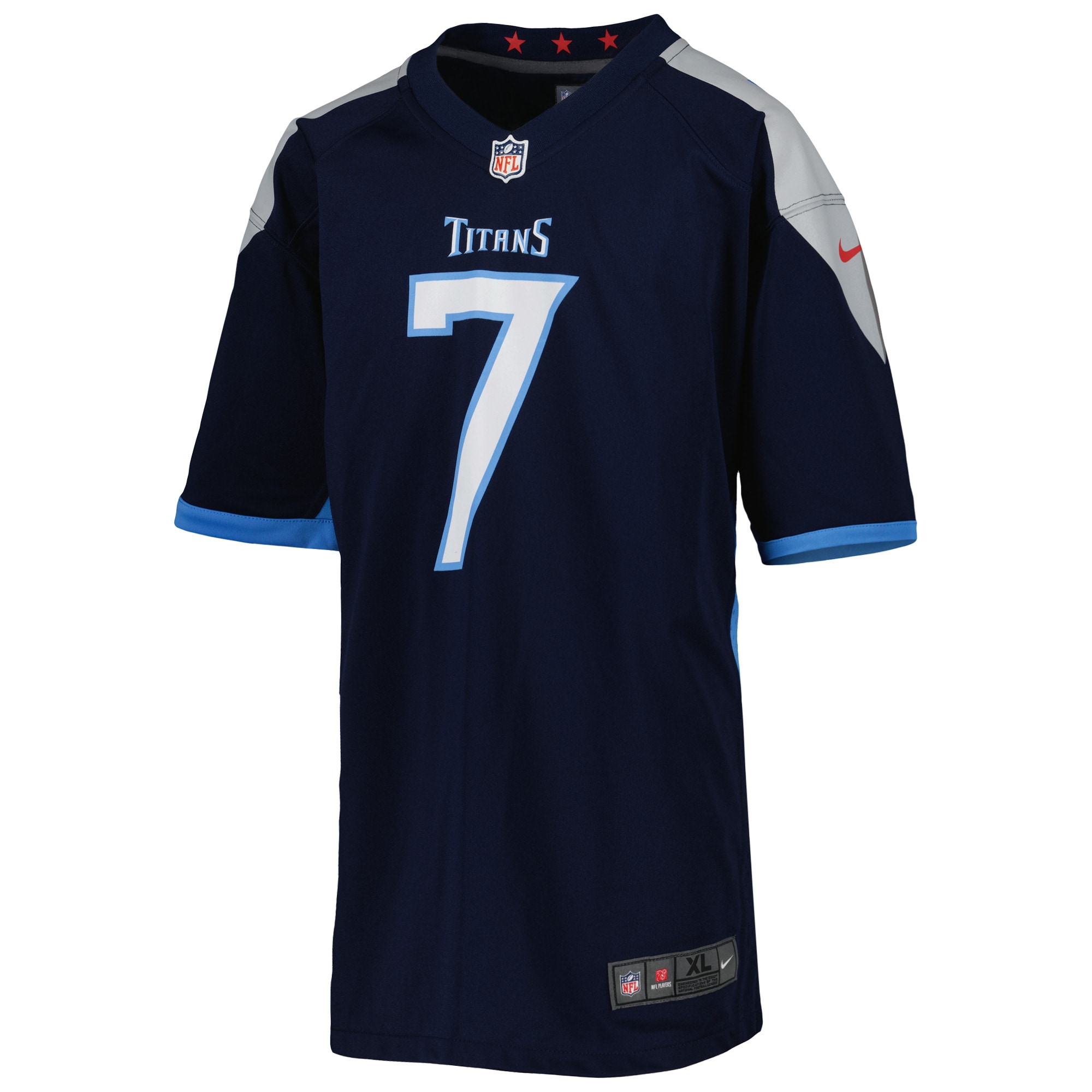 Tennessee Titans Malik Willis Navy Game NFL Jersey Youth
