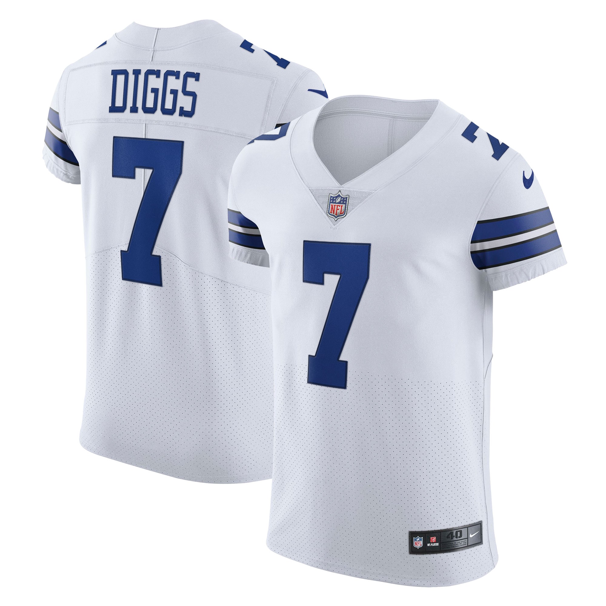 Dallas Cowboys Trevon Diggs White Vapor Elite NFL Jersey Men's
