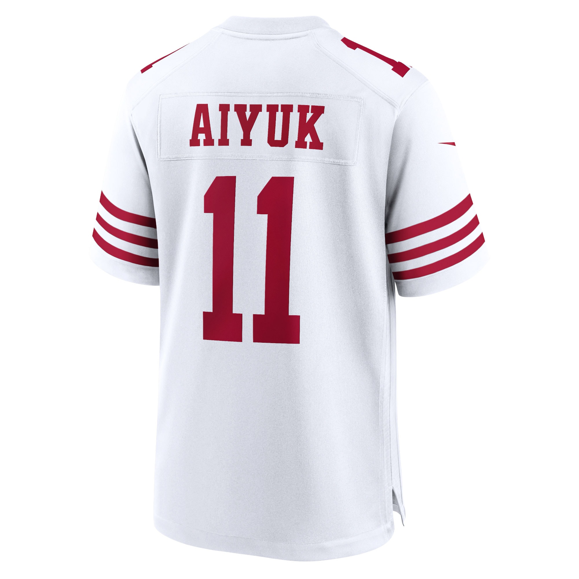 San Francisco 49ers Brandon Aiyuk White Game NFL Jersey Women's