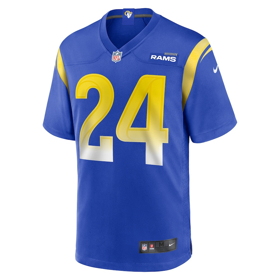 Darious Williams 24 Los Angeles Rams Team Game Royal NFL Jersey Men's
