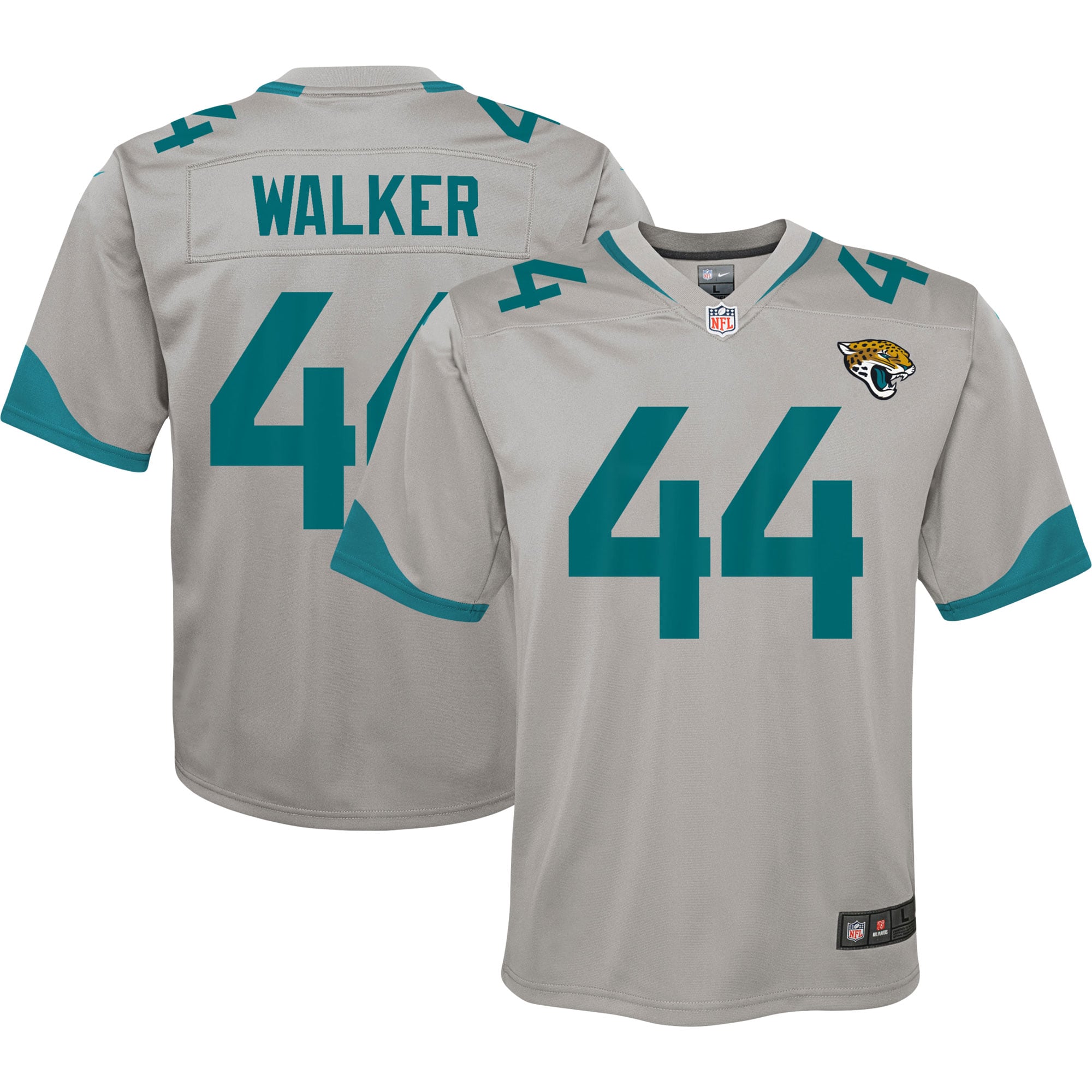 Jacksonville Jaguars Travon Walker Silver Inverted Game NFL Jersey Youth