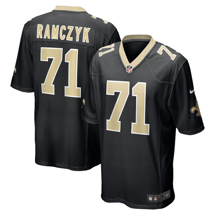 Ryan Ramczyk 71 New Orleans Saints Game Black NFL Jersey Men's