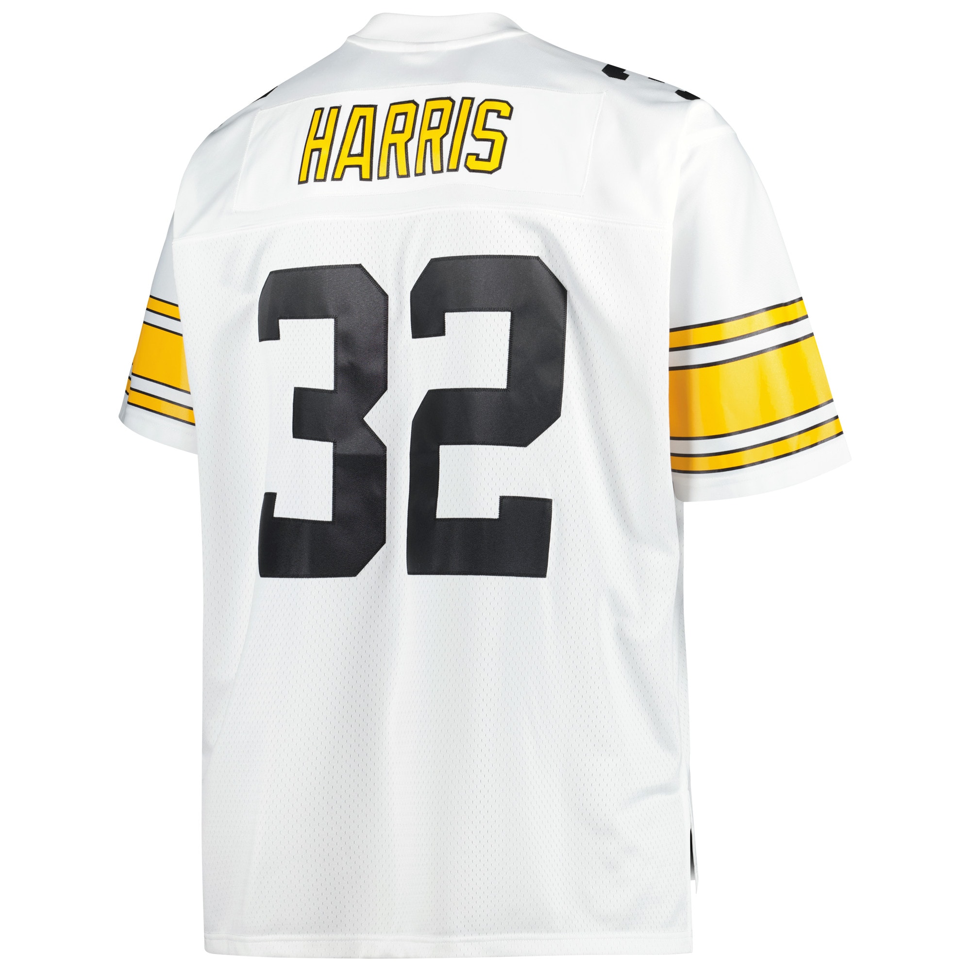 Pittsburgh Steelers Franco Harris Mitchell Ness White Big Tall 1976 Retired Player NFL Jersey Men's