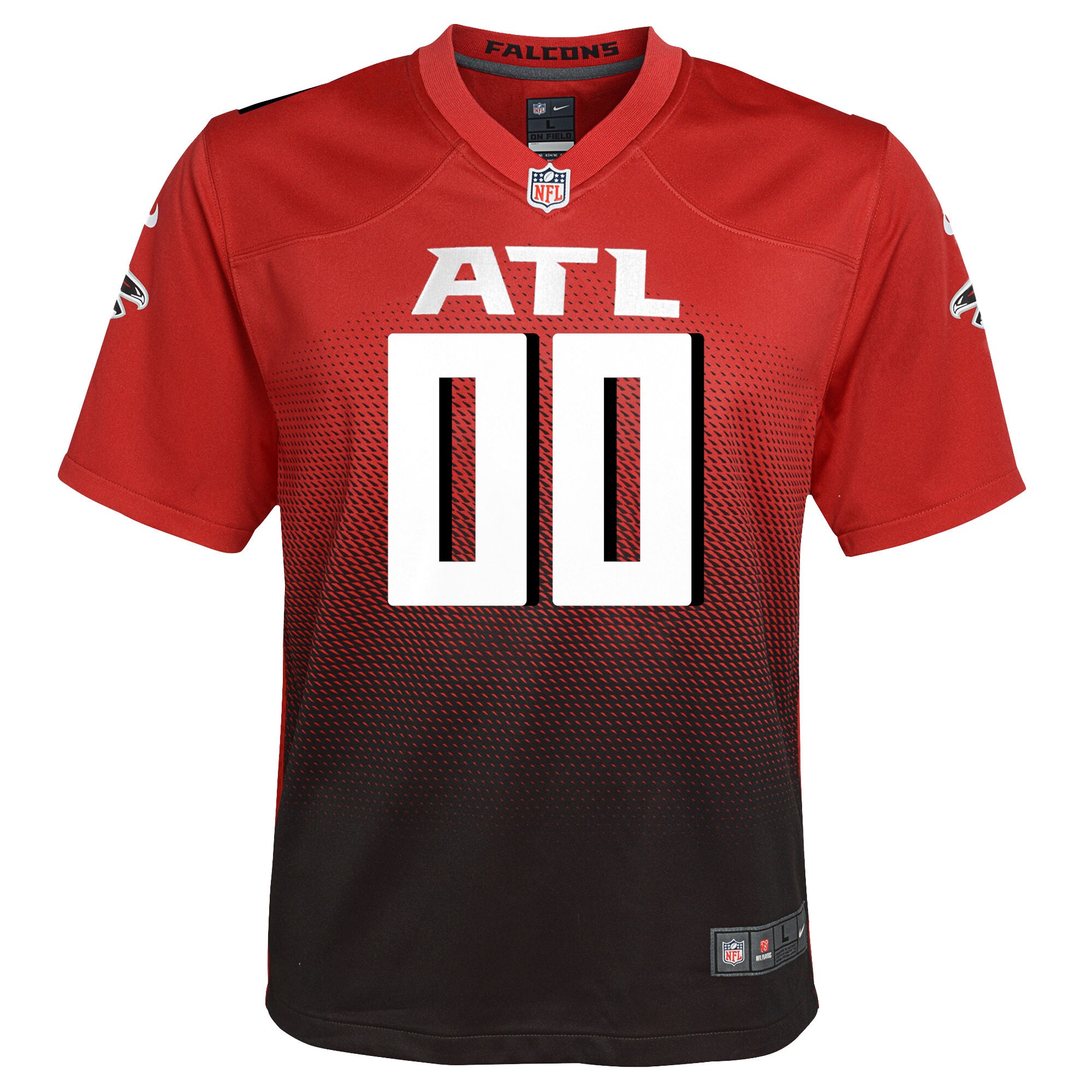 Atlanta Falcons Red Alternate Custom Game NFL Jersey Youth
