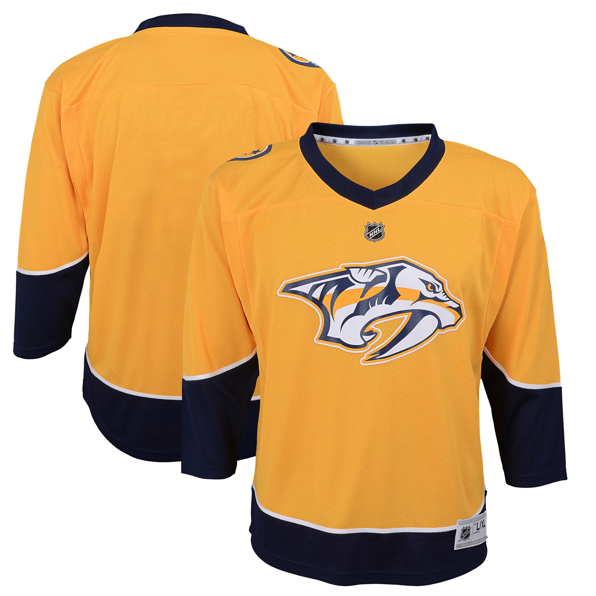 Preschool Nashville Predators Gold Home NHL Jersey Men's