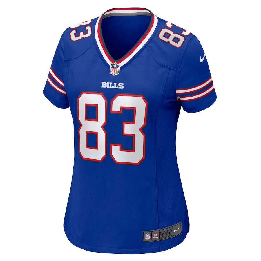 Tre McKitty 83 Buffalo Bills Game Royal NFL Jersey Women's