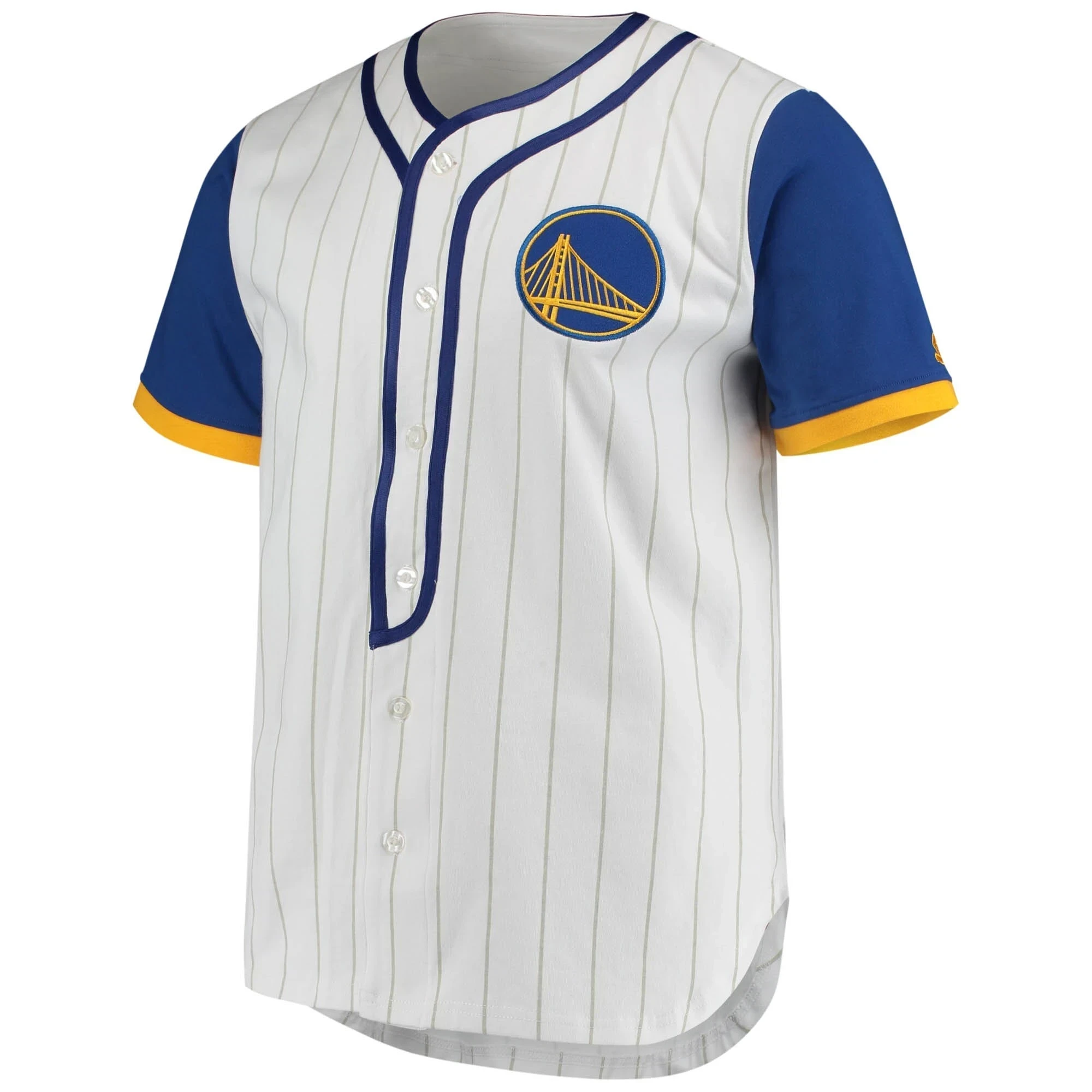 Starte White Golden State Warriors Scout Baseball Fashion NBA Jersey Men's