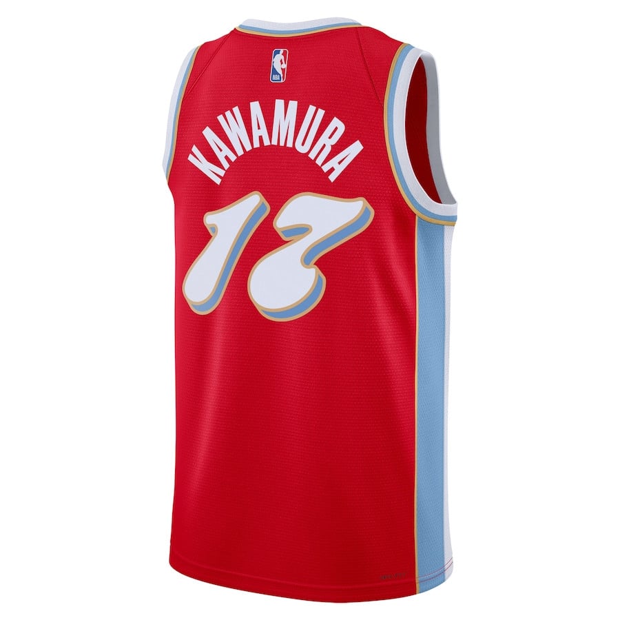 Yuki Kawamura 17 Memphis Memphis Grizzlies Unisex 2024/25 Swingman Player City Edition Red NBA Jersey Unisex