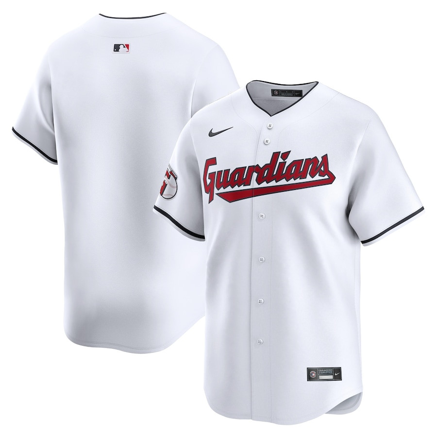 Cleveland Guardians Home Limited White MLB Jersey Youth