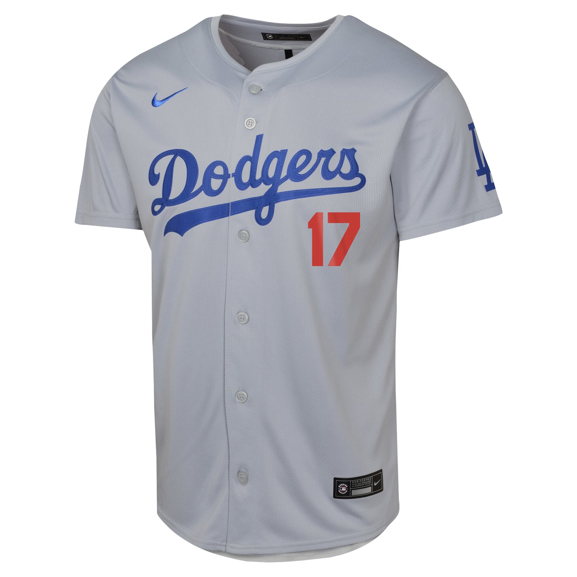 Los Angeles Dodgers Shohei Ohtani Gray Alternate Limited MLB Jersey Youth