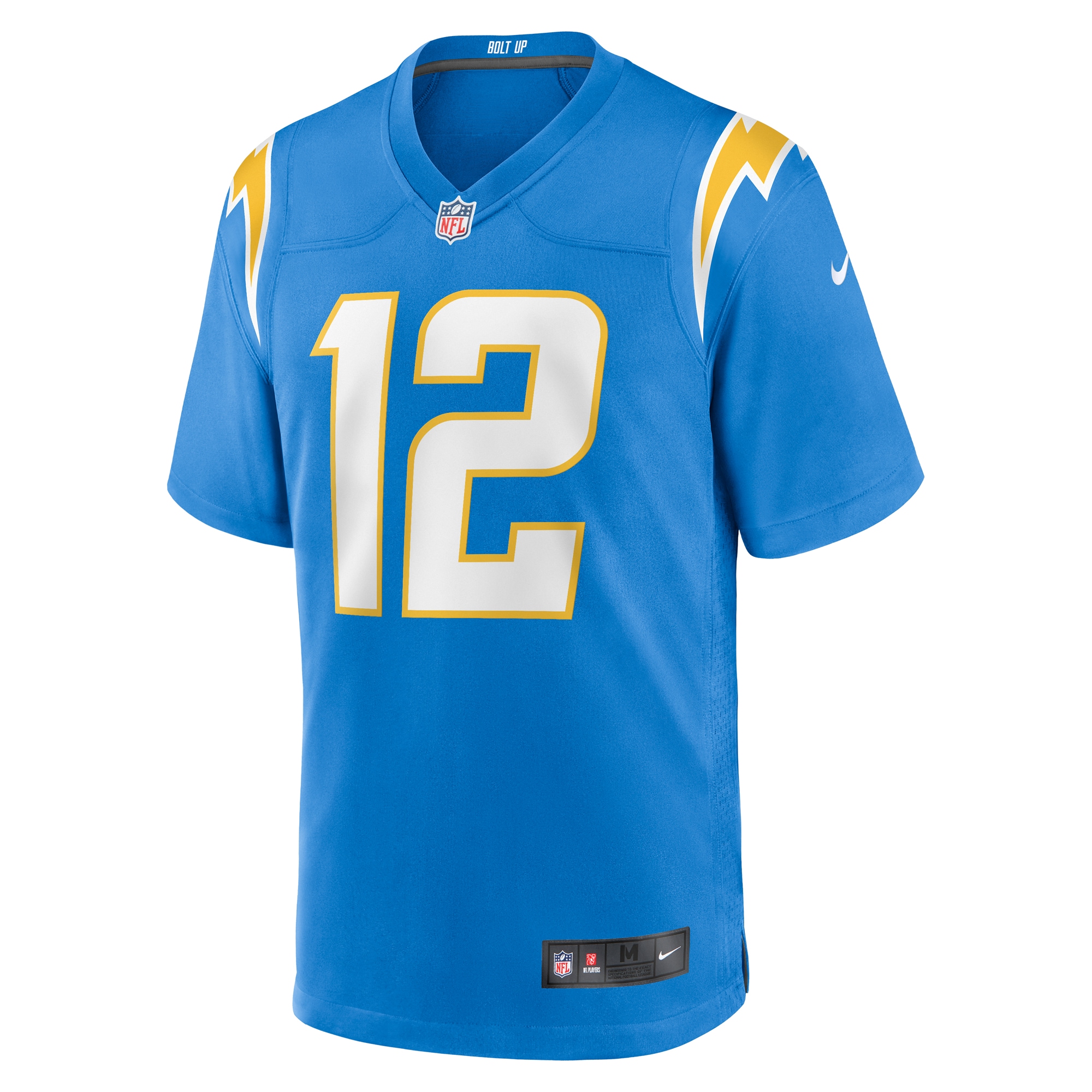 Los Angeles Chargers Derius Davis Powder Blue Team Game NFL Jersey Men's