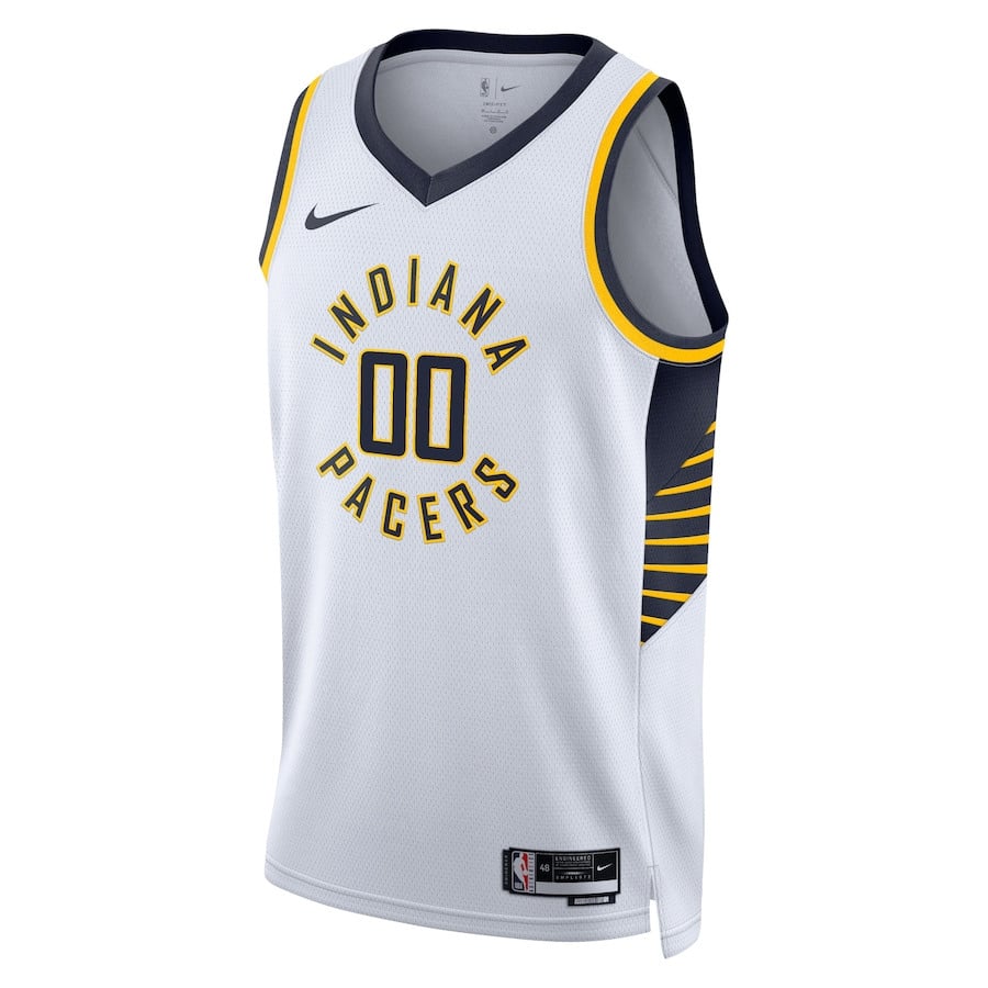 Bennedict Mathurin 00 Indiana Pacers 2023/24 Association Edition Swingman White NBA Jersey Men's