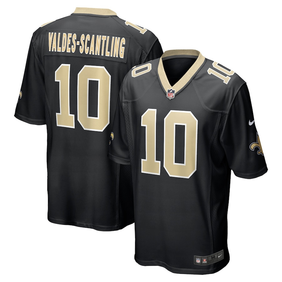 Marquez Valdes-Scantling 10 New Orleans Saints Game Black NFL Jersey Men's