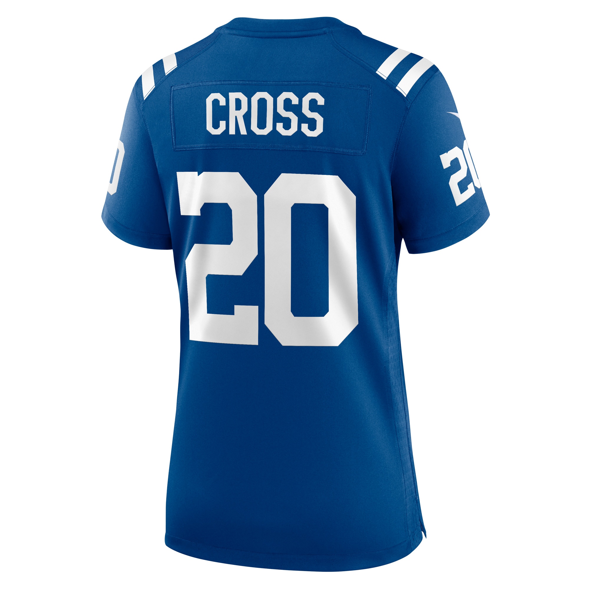 Indianapolis Colts Nick Cross Royal Player Game NFL Jersey Women's