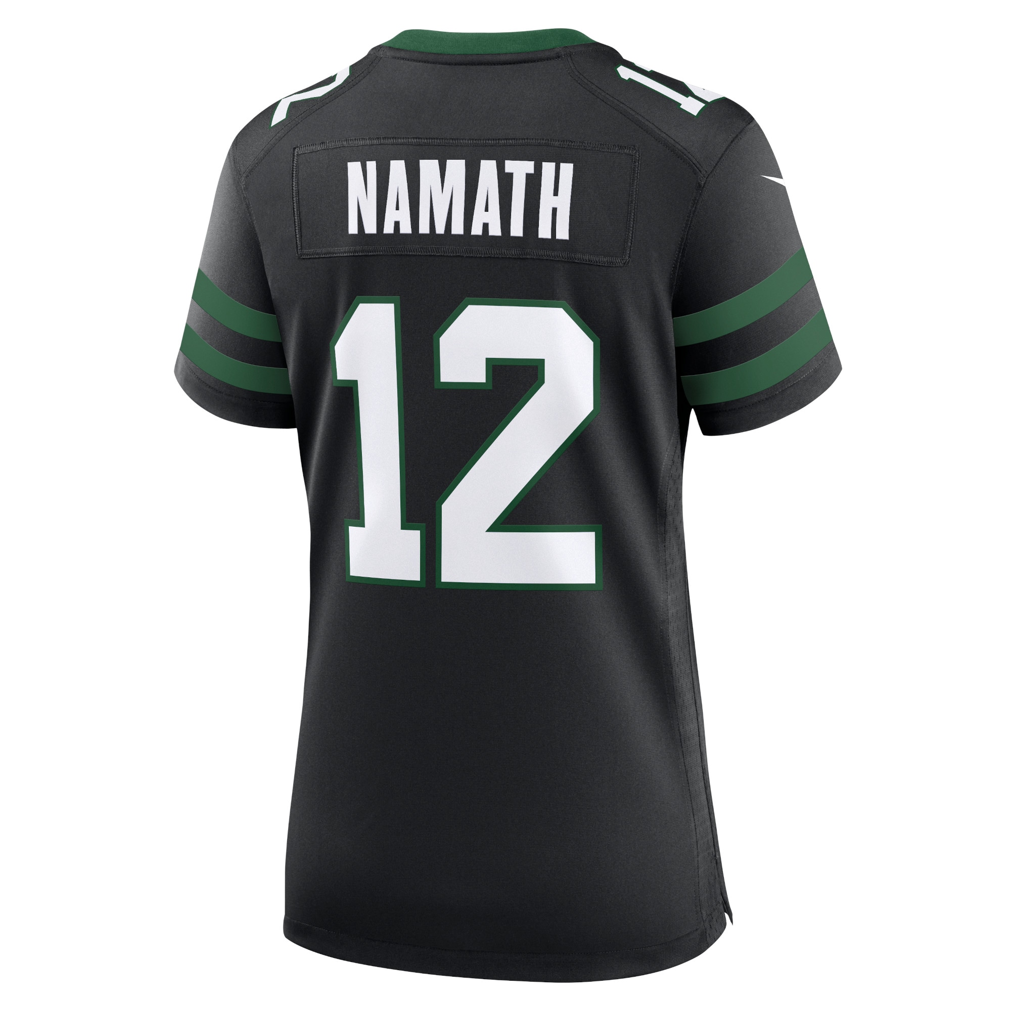 New York Jets Joe Namath Legacy Black Retired Player Alternate Game NFL Jersey Women's