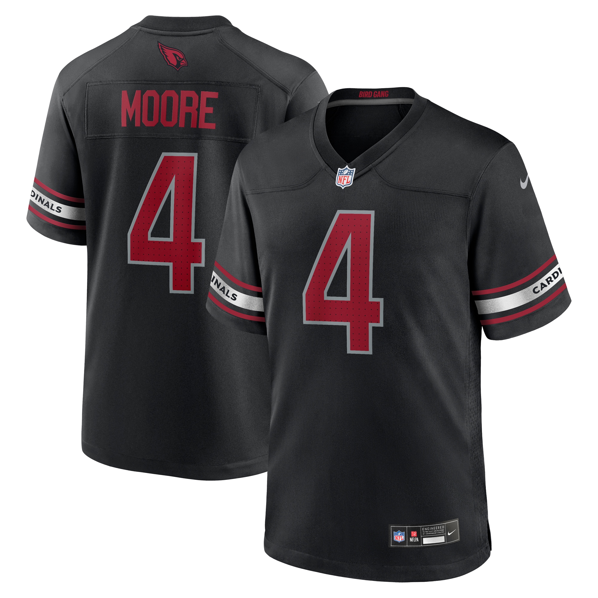 Arizona Cardinals Rondale Moore Black Game NFL Jersey Men's