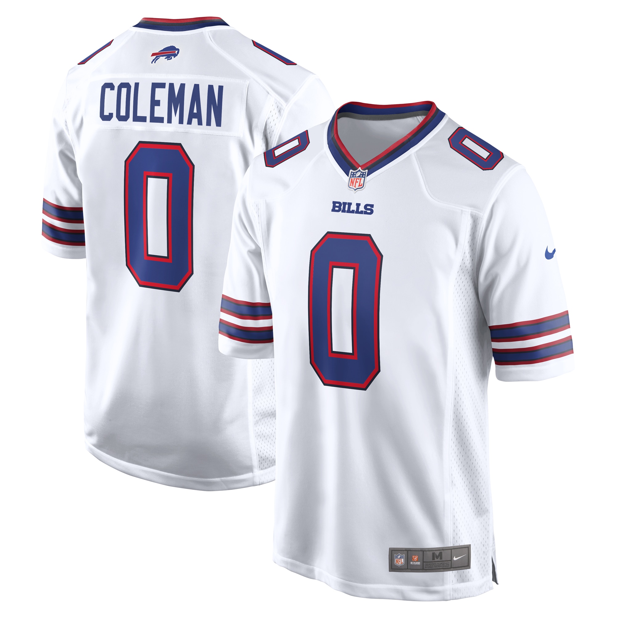 Buffalo Bills Keon Coleman White Game NFL Jersey Men's