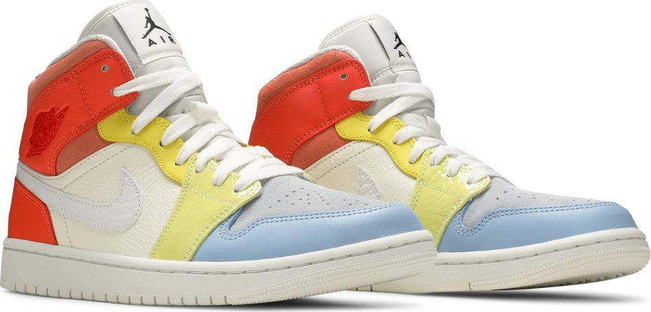 Wmns Air Jordan 1 Mid To My First Coach DJ6908-100