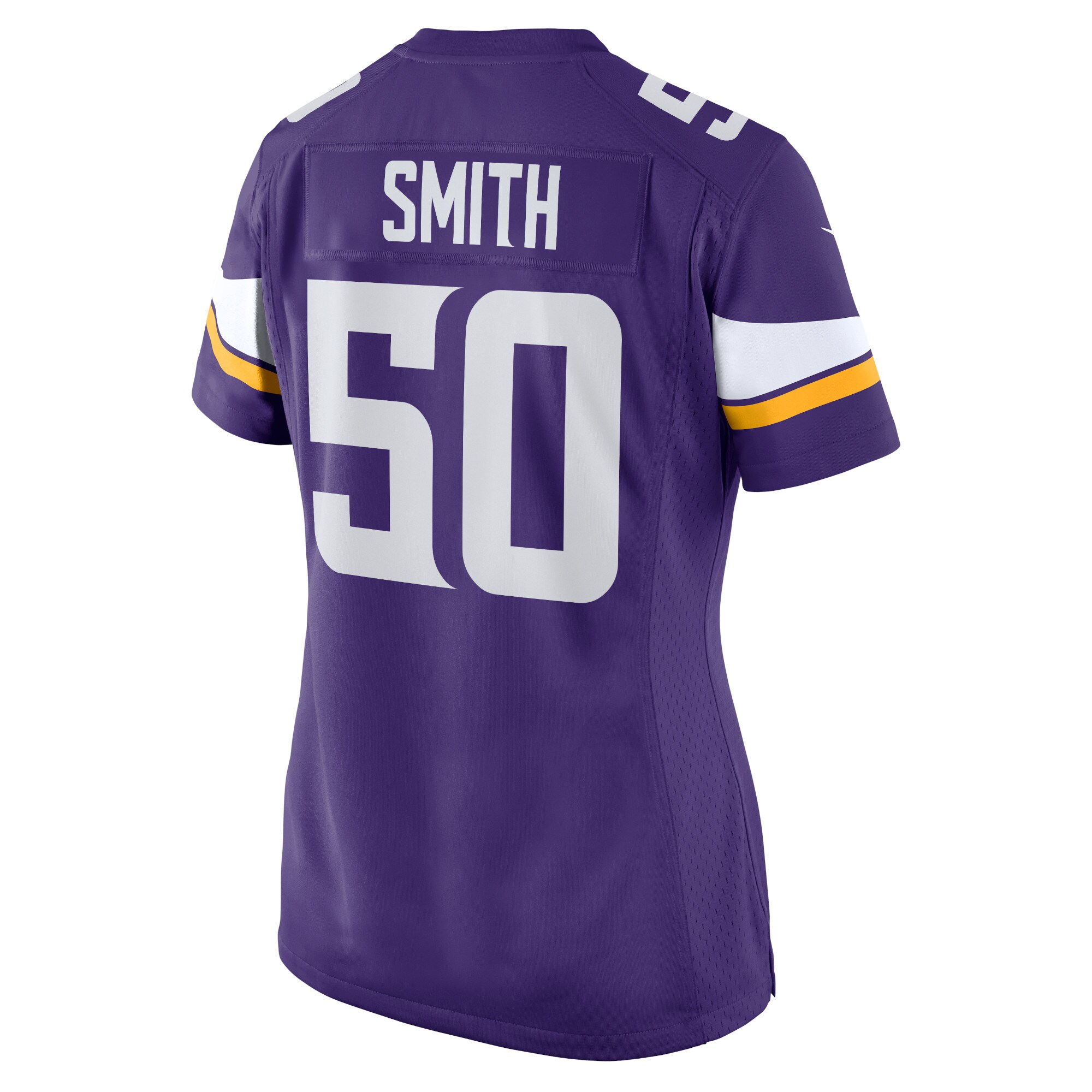 Minnesota Vikings TJ Smith Purple Home Game Player NFL Jersey Women's
