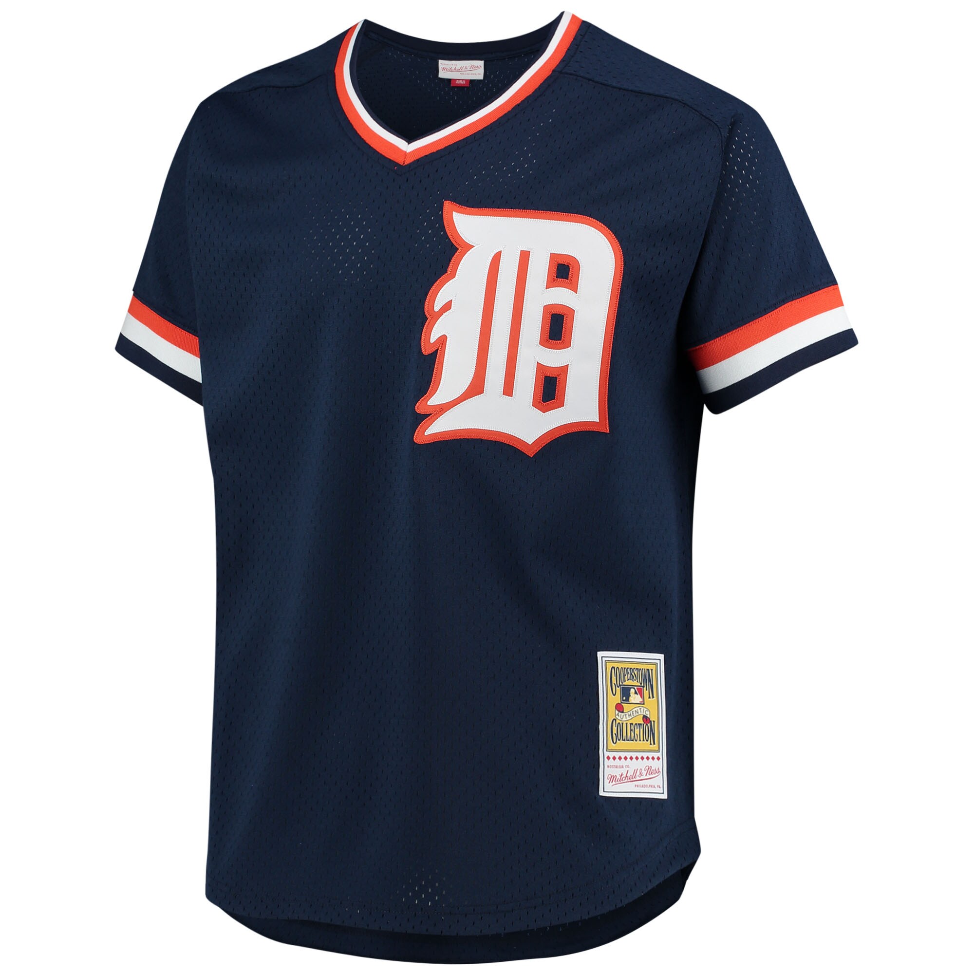 Detroit Tigers Alan Trammell Mitchell Ness Navy 1984 Copperstown Collection Mesh Batting Practice MLB Jersey Men's